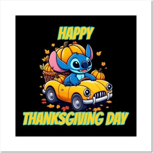 Giving Thanks Thanksgiving Stitch Thanksgiving 2023 Posters and Art